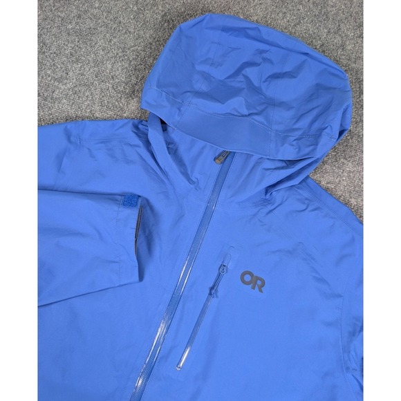 Outdoor Research Jackets & Blazers - Outdoor Research Aspire II Goretex Rain Jacket Womens 2X Ultramarine Blue EUC